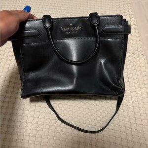 Kate Spade Black Leather Satchel